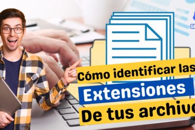 Como identificar las extensiones de archivos