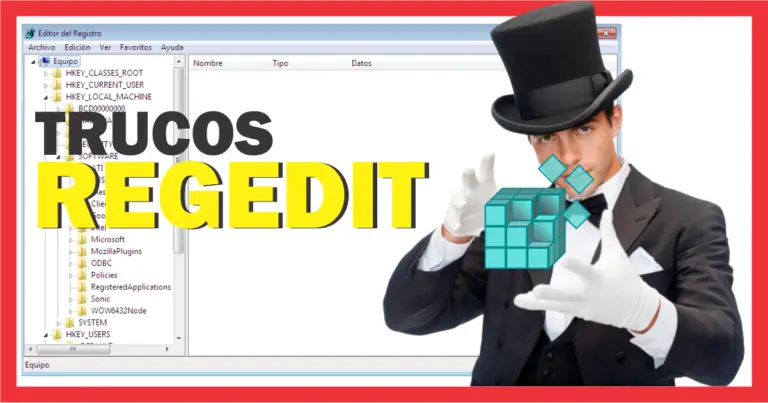 Trucos del regedit en Windows