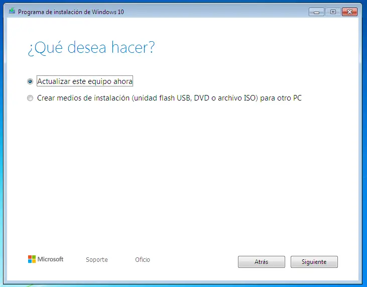 Windows 10 media creation tool creacion de medio