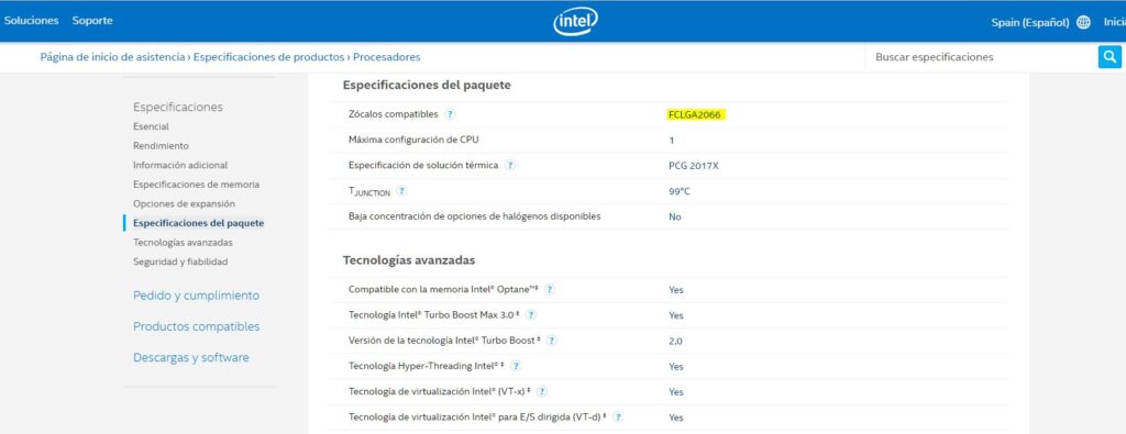 Socket de CPU