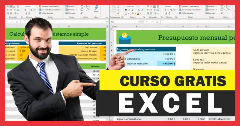 Curso gratis de EXCEL