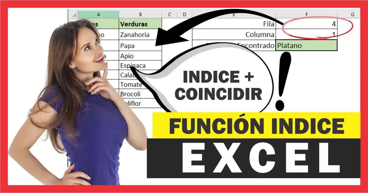 Función INDICE