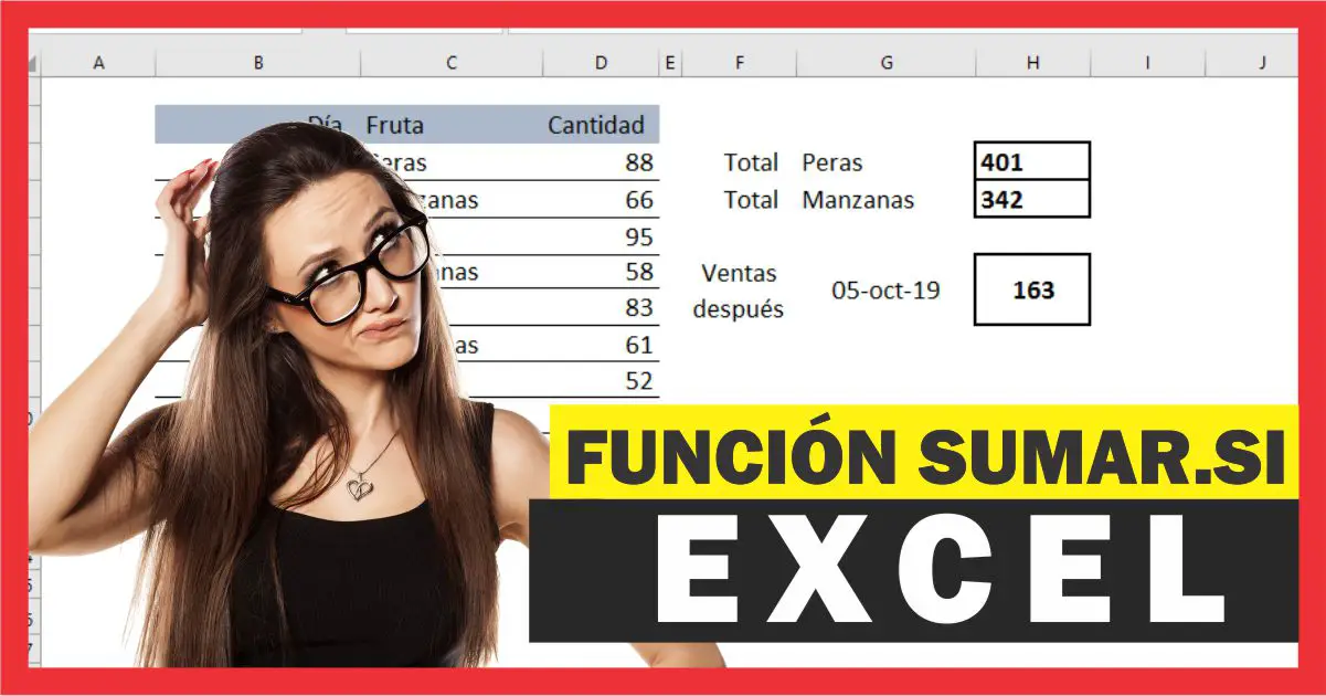 Función SUMAR.SI