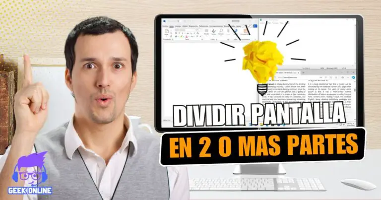 Cómo Dividir la Pantalla en Dos o en Mas Partes en Windows