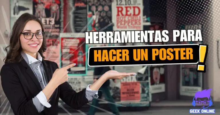 herramientas para hacer un póster