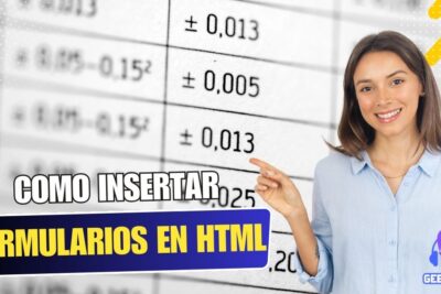 Cómo Crear Tablas en HTML para organizar contenido